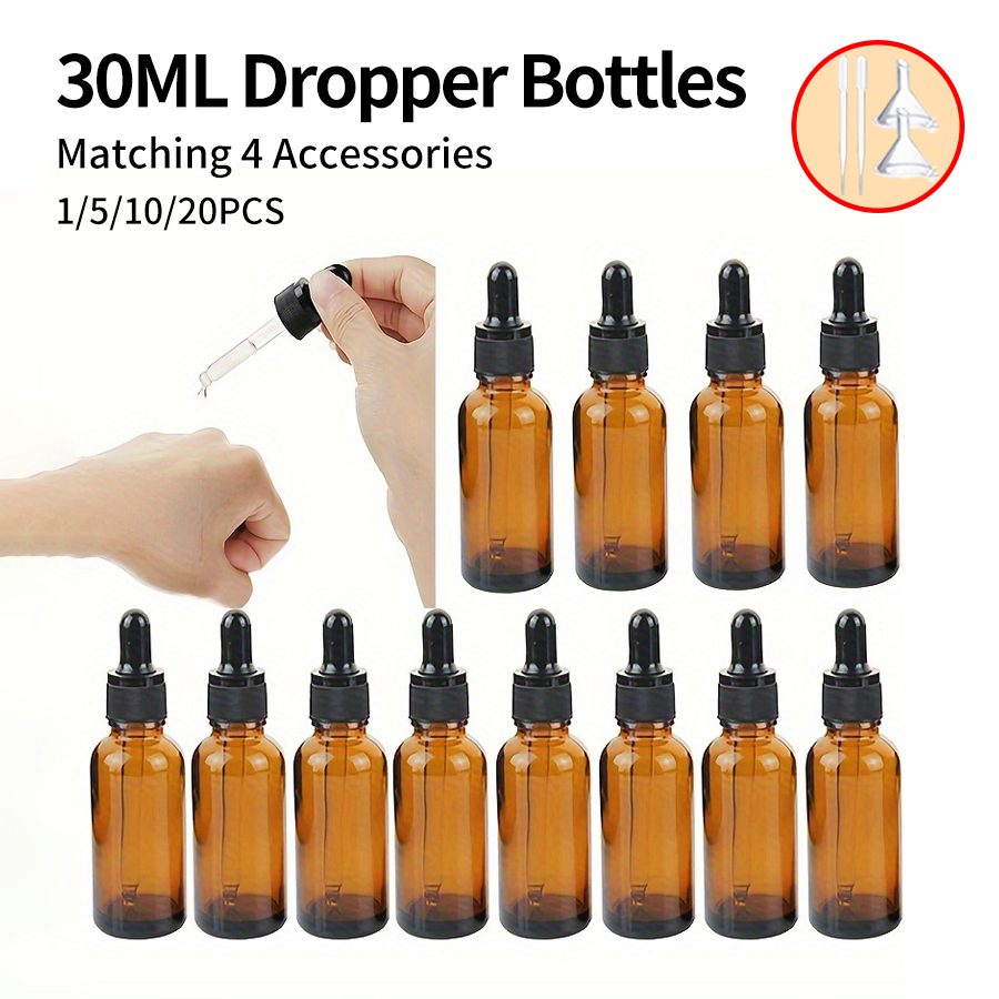 Juice Bottle Dropper - 5/10/20 buah + 4 Aksesori botol