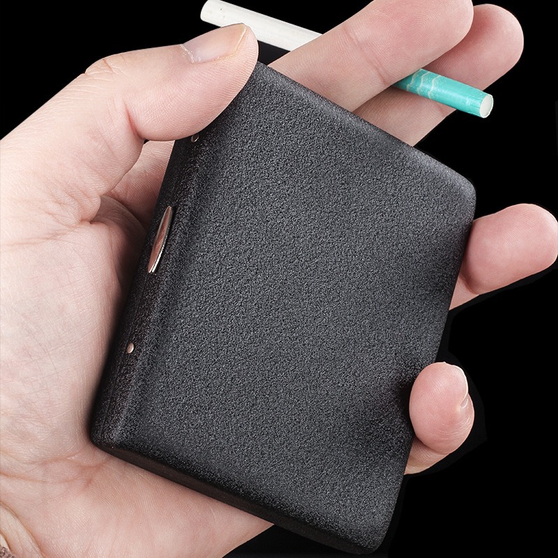 Smoking & Vaping Accessories - 20 buah Kotak Rokok Logam Hitam