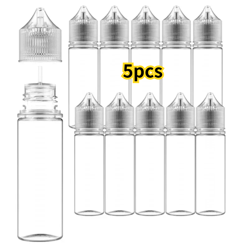 Juice Bottle Dropper - 5 Buah Botol Penetes Bening PET