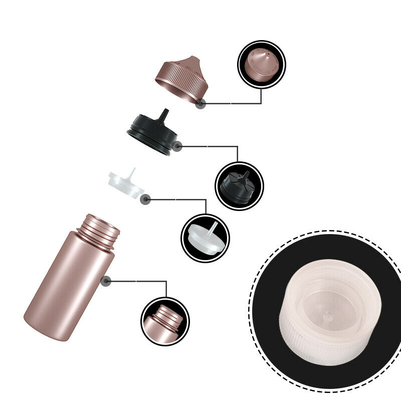5 Buah 30Ml/60Ml/100Ml/120Ml P - Juice Bottle Dropper ulasan dan harga