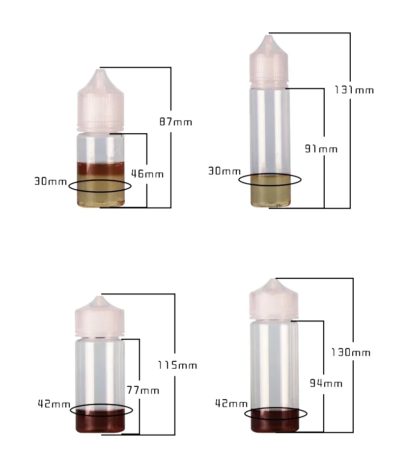 5 Buah Botol Penetes Bening PE - Juice Bottle Dropper ulasan dan harga
